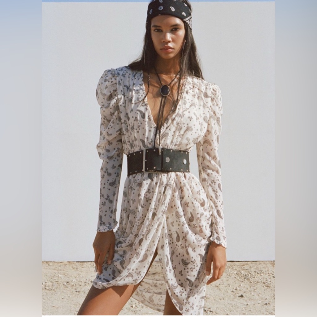 Nwt For Love & Lemons Paisley Midi Dress